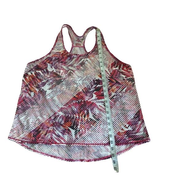 Prana Breezie Cosmo Pink Paradise Floral Sleeveless Tank Top - Picture 3 of 5